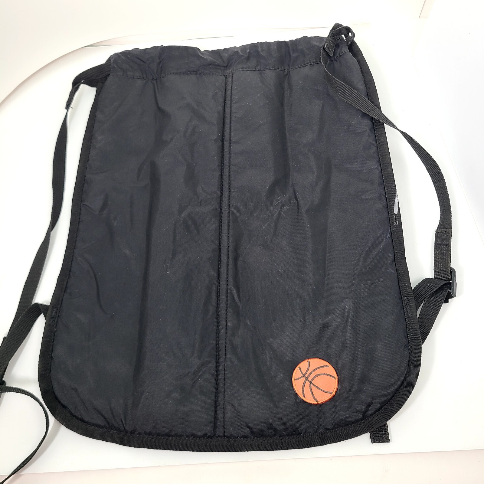 Jordan Backpack Bag Black Lined Drawstring Should… - image 2