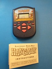 Old Electronic Hand-Held HANGMAN MB Milton Bradley, vintage 1995 WORKS
