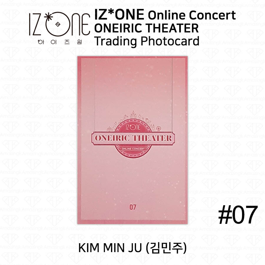 IZ*ONE 2020 Oneiric Theater 2nd Online Concert Trading card Kim