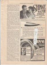 1920 SHUMATE RAZOR/St Louis Magazine AD~Haywood TIRE SURGERY~Rexall ORDERLIES