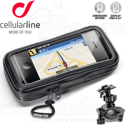 Cover Holder Custody Motorcycle Cellular Line Smsp Universal Apple Samsung