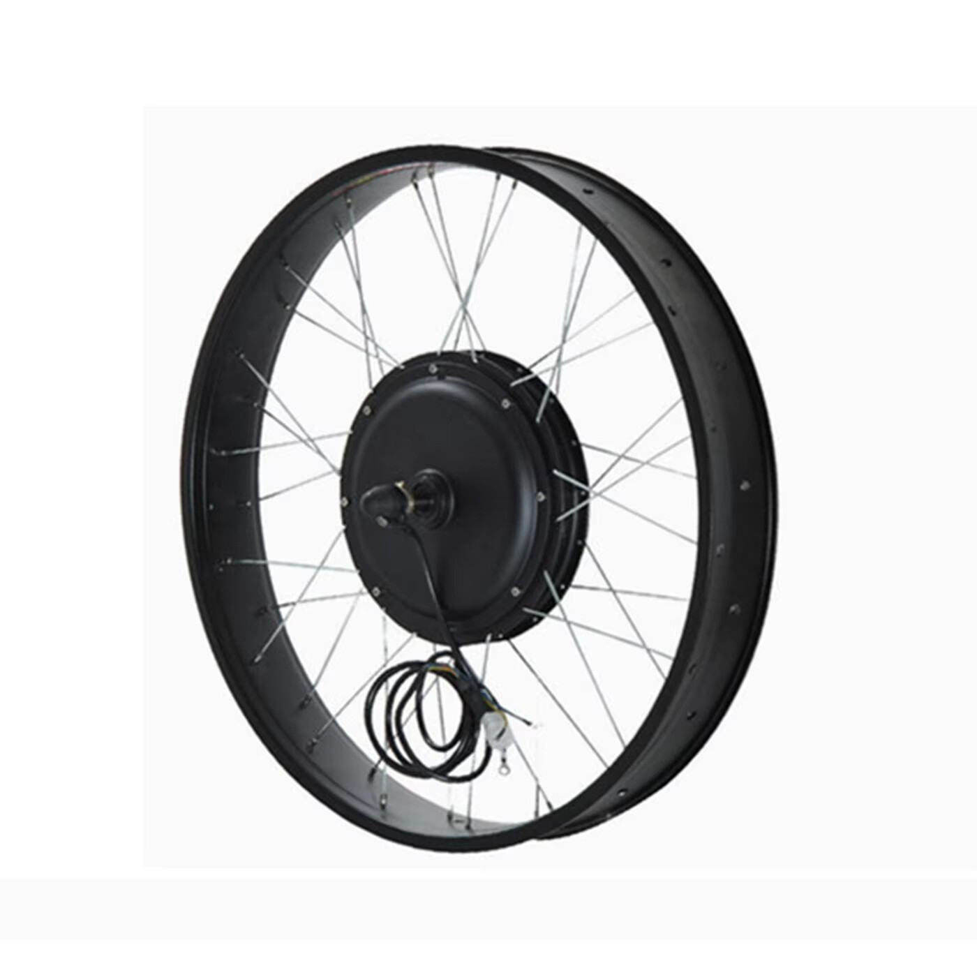 48V 52V 60V 1500W 20/24/26x4.0'' Fat Tire eBike Rear Motor Wheel ...
