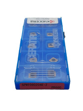 x10 Kyocera SPMT 060204E-Z Carbide Inserts PR660 IS1