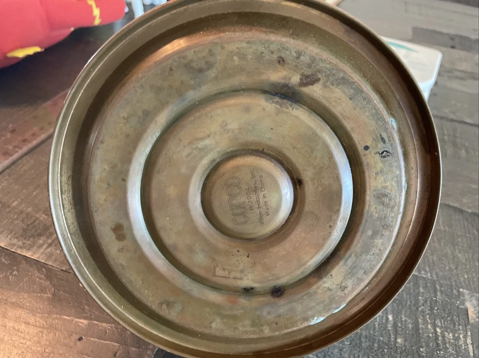 Olla de acero inoxidable cepillada COPCO Whistling 2004 Wilton Industries dc Foto 3 de 3