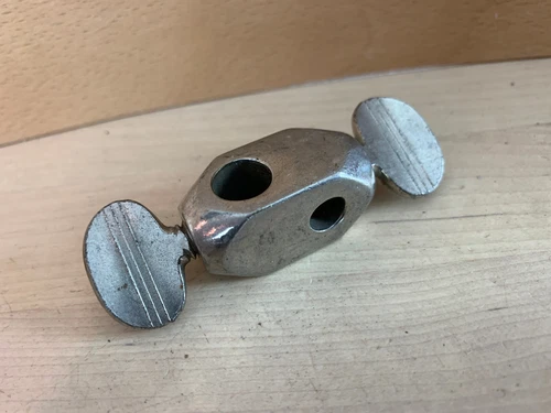 LEEDY Ludwig 20s 30s Vtg Cymbal Arm 90-Degree Clamp Holder Mount Part Traps Era