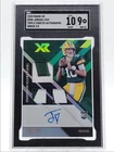 JORDAN LOVE 2020 PANINI XR RPA ROOKIE TRIPLE PATCH GREEN RC AUTO /5 SGC 9 Q0895