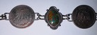 Vintage Navajo Style Handcrafted Roystone Turquoise & Antique Mexican Coin Belt — photo 10