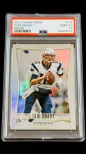2012 Panini Prizm Tom Brady Silver Prizm #116 PSA 10 POP 22
