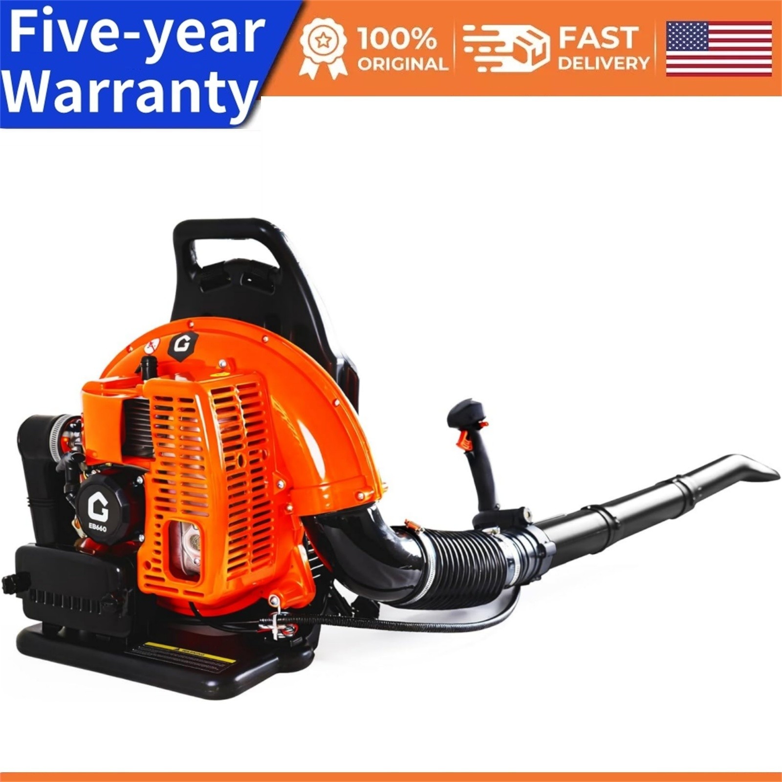 Gas Powered 4-hp 2-cycle Gas Leaf Blower 880 Cfm