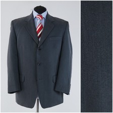 Mens Grey Blazer 42S US Size MICHAEL KAISER Viscose Sport Coat Jacket