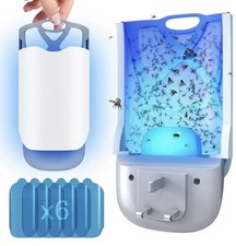 Fly Catcher Indoor Fruit Fly trap 1 Device 6 Refills Effectively Targets Bugs