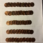 1955-P WHEAT Cents Roll Of 50 Coins Beautiful ConditionSee Pictures#12