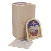"100X HerrnbräU Bier Bierdeckel Untersetzer Glasuntersetzer \"Tradition\""