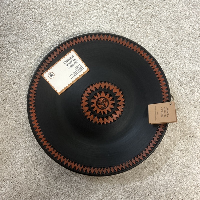 Spanish Ceramic Decorative Plate 12” (estate sale)