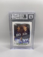 Carlton Fisk Harold Baines Signed 1988 Topps #321 Card Beckett Grade 10 Auto