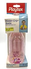 Vtg Vintage 1995 Playtex Kinder Grip Baby Bottle 8 Oz Plastic rare