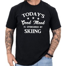 Skiing T-shirt Skier Gifts Funny Skiing Sports Lover Tee Men  Women