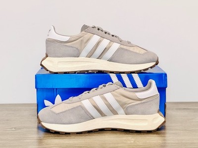 Adidas Retropy E5 Solid Grey White Boost Running Shoes Q47101 Men's Size 9.5