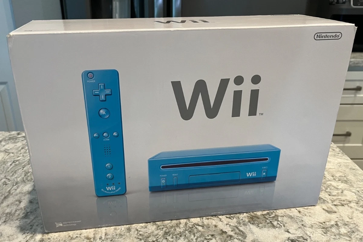 Las mejores ofertas en Videojuego azul Nintendo Wii consolas en