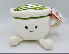 Limited Valentines Edition Gigglescape 6  Matcha Latte Plush - Sold Out Rare