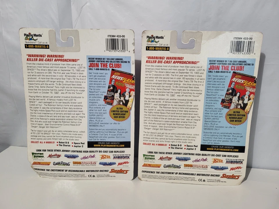 1998 Johnny Lightning Classic 1960s Lost In Space Series The Chariot & Space Pod - Image 4 of 4