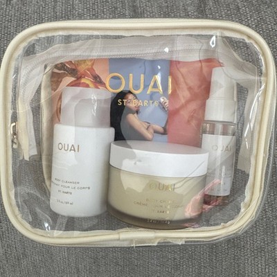OUAI Mini St. Bart s 3-piece Set Body Cream ,Body Wash ,Hair & Body Mist -NEW