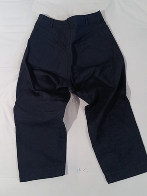 Jan Jan Van Essche O Project Cotton Hemp Canvas Wide Leg Trousers