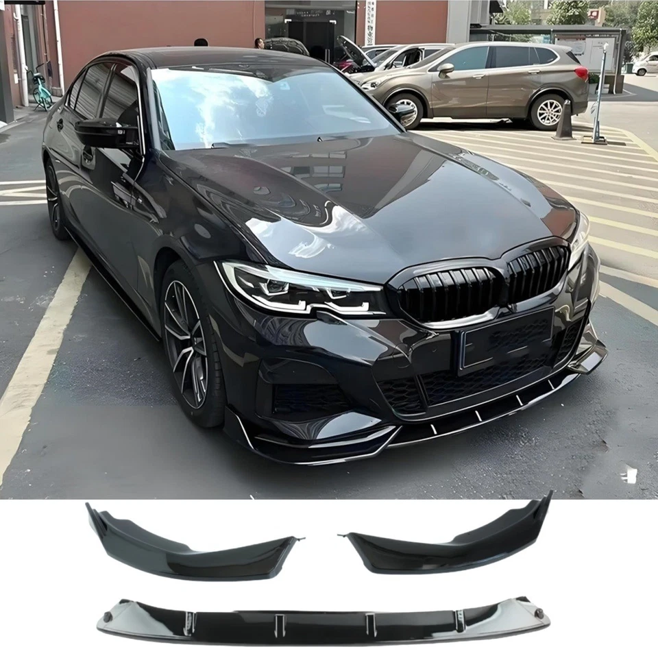 Para BMW 3 G20 Touring G21 M Sport M340i 18-22 de separador de labios delanteros - Imagen 4 de 4