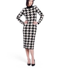 Sergio Hudson x Target Houndstooth Sweater Midi Dress Size XXS NWT