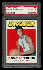 1971-72 Topps Set-Break #  1 Oscar Robertson PSA 8 NM-MT