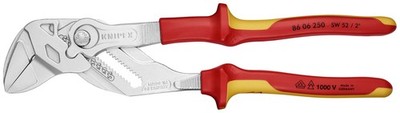 Knipex 10'' Pliers Wrench-1000V Insulated