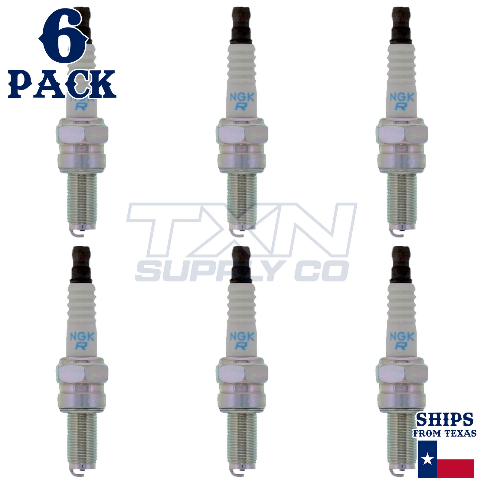 NGK 6955 Spark Plugs 6 Pack