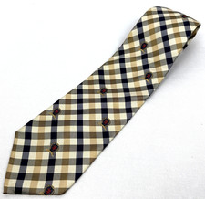 Tommy Hilfiger Men's Handmade 100% Italian Silk Tie Vintage Elegant USA Made