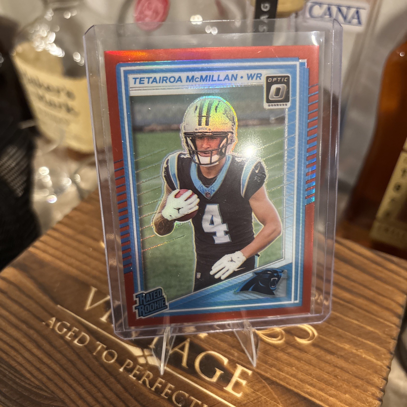 2025 Panini Optic Tetairoa McMillan #209 Rated Rookie Red / 149