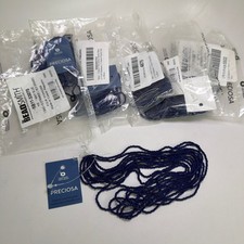 Preciosa Beadsmith 11/0 Navy Blue Czech Glass Seed Beads Lot of 6 Bags 18.5g ea