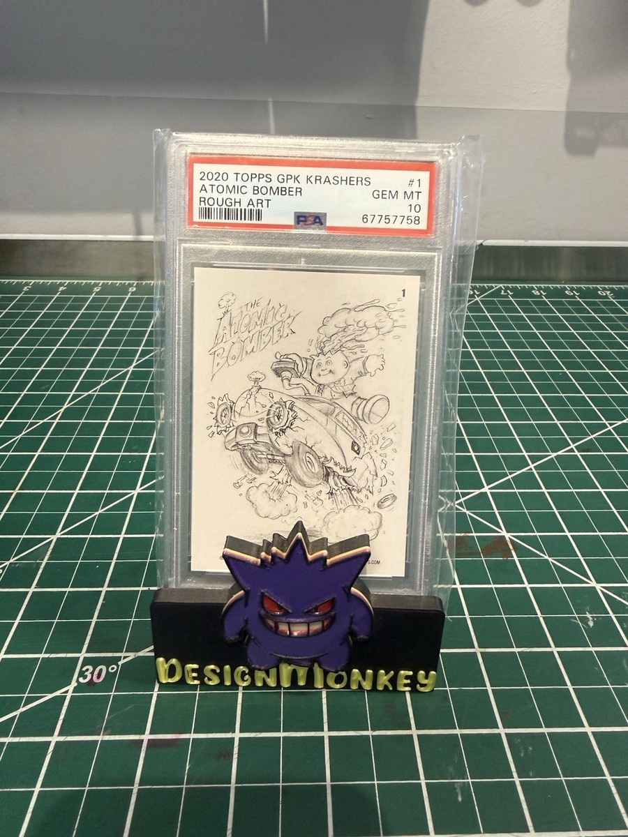 PSA 10 Adam Bomb Atomic Bomber Rough Art Garbage Pail Kids