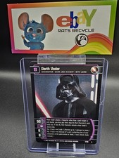 star wars tcg card game ULTRA RARE card in protector case DARTH VADER  7/180
