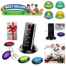Key Finder, 80dB RF Item Locator Tags with 131ft. Working Range, Wireless Re...