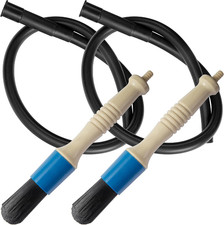 2 Pcs Parts Washer Brush with 31 Inch Hose- Wear Resistant Parts Cleaning Brush-