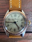 Rolex Oyster Firefly Ref 3121 Pink Gold bezel Engine turned Vintage 1940's