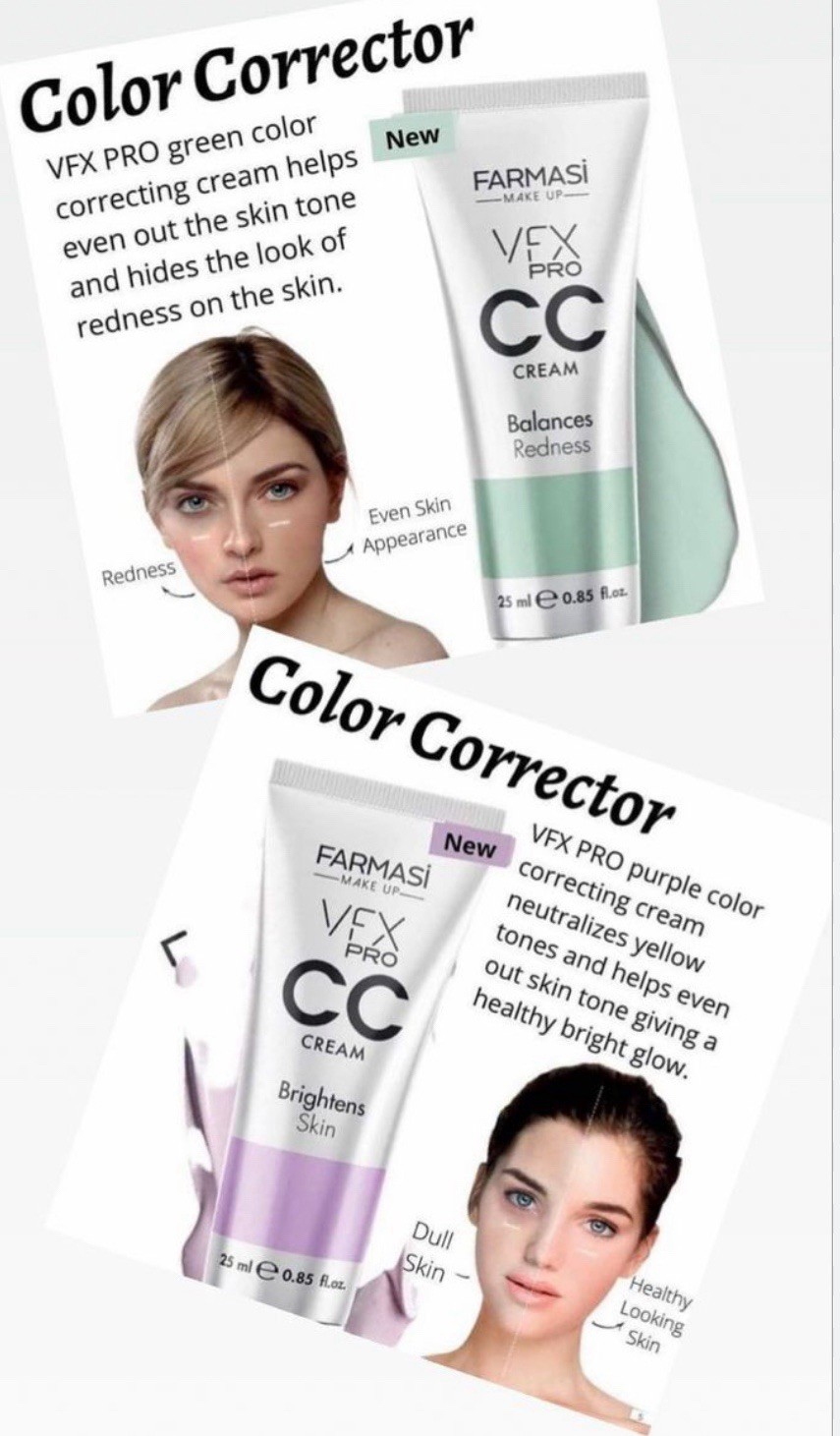 Farmasi VFX PRO CC Cream Purple, Free Shipping