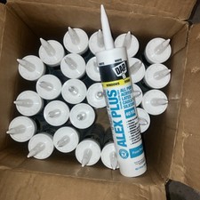  4 pack Alex Plus 10.1 oz Clear All Purpose Acrylic Latex Caulk Plus Silicone