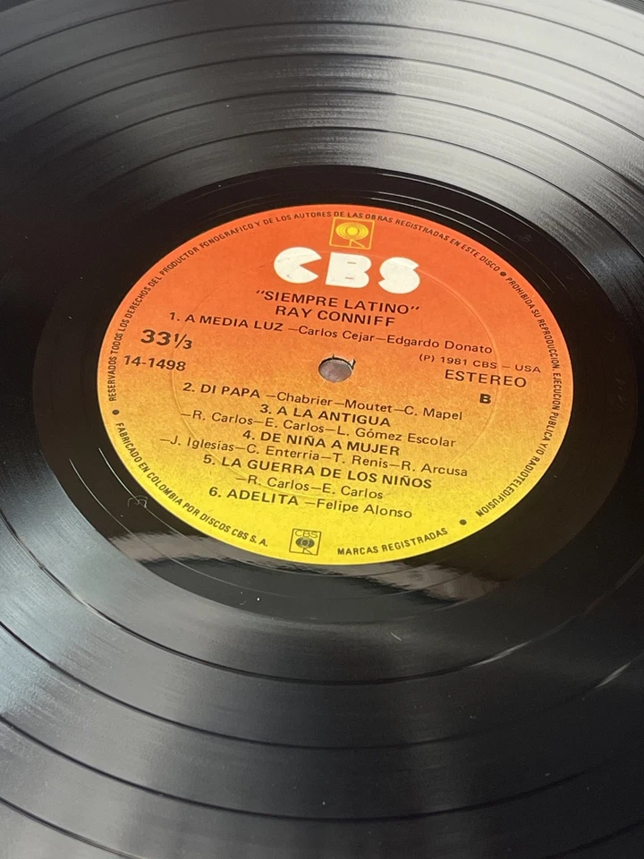Ray Conniff - Siempre Latino- Press Colombia 1981 - Image 4 of 4