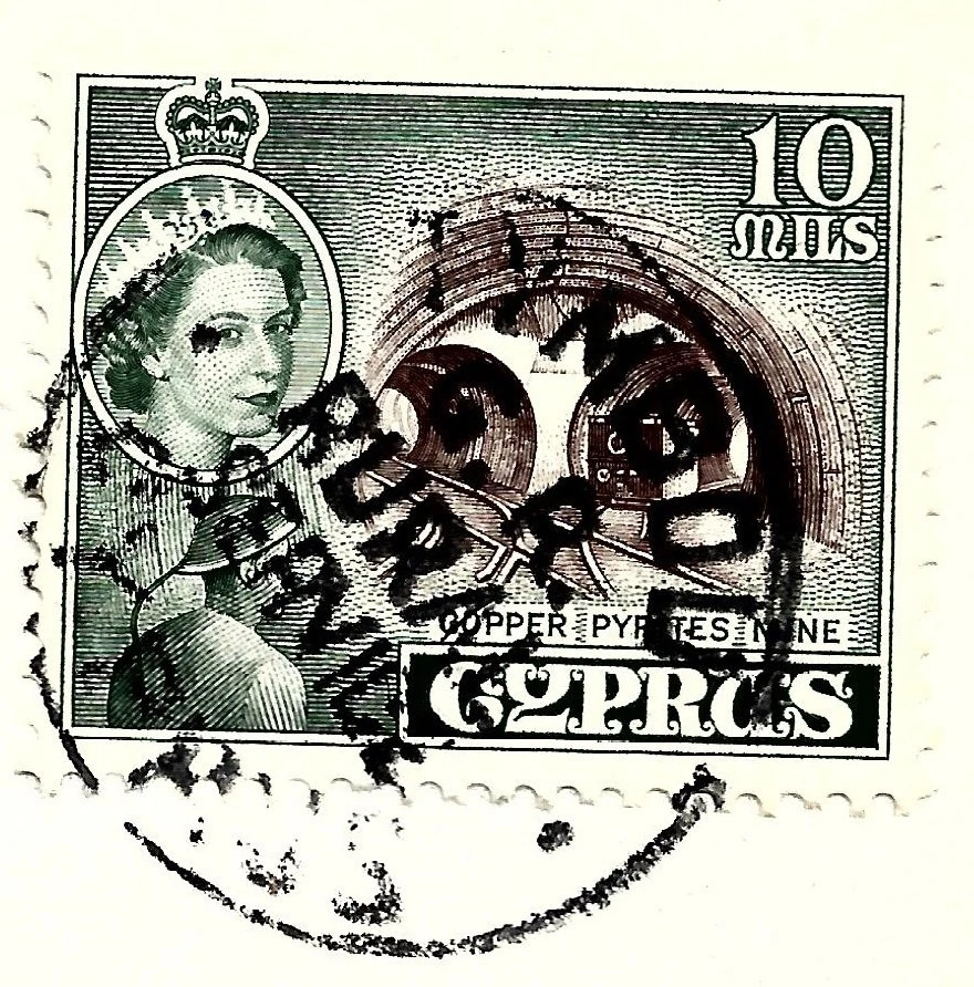 TYMBOU NICOSIA  G.R.  RURAL SERVICE CYPRUS EXCELLENT COVER 1960 - Image 2 of 2