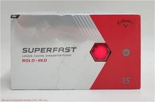 Callaway Superfast Golf Balls - Red - 15 BALLS TOTAL SEE DETAILS