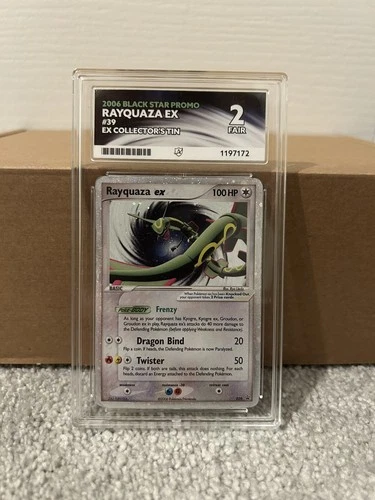 2006 POKEMON BLACK STAR PROMOS #039 RAYQUAZA EX-HOLO ACE 4 - LOW POP