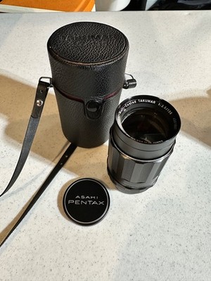 Asahi Pentax 135mm f3.5 Super-Takumar Lens for M42 Mount w/ Case