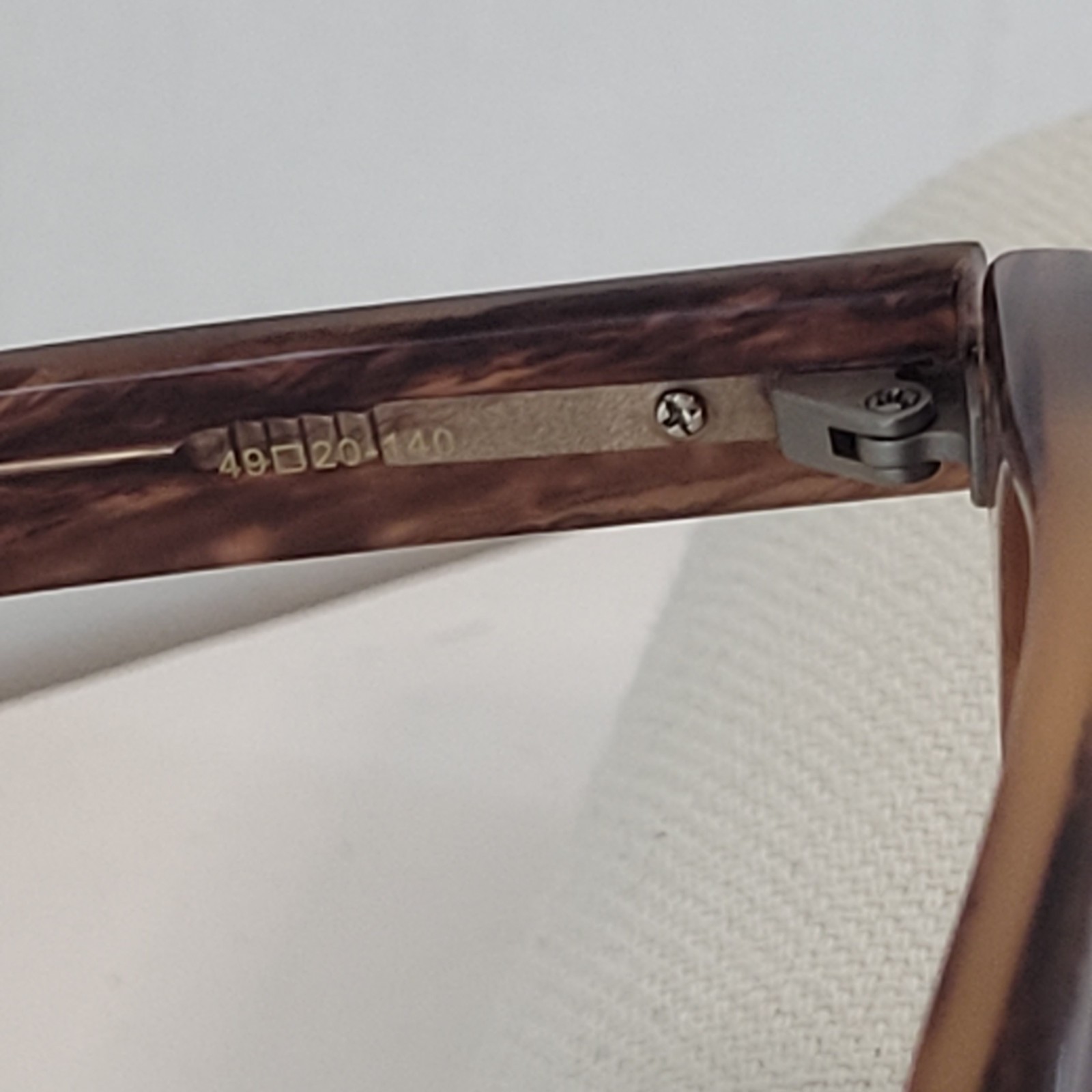 Samo Tortoiseshell Rectangular Sunglasses Brown L… - image 2