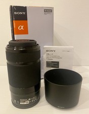 Sony E 55-210mm f4.5-6.3 Black Interchangeable OSS Lens w/ Sony E Mount and Box