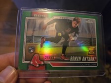 2026 Topps Chrome Roman Anthony Green Refract...